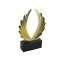 AWARD-Gold Wings W/Gloss Black Base