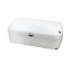 BOX-White Enamel W/Small Black Handle