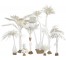 ROYAL PALM TREE-Natural Canvas W/Natural Burlap Base