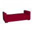 DAYBED-Modern Red W/Chrome Hardware