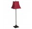 FLOOR LAMP-Bronze Metal W/Square Fluted Base