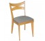 CHAIR-Dining A/L Clear Maple W/Upholstered Seat