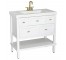 BATHROOM VANITY-W/Sink- White W/Gold Hardware