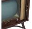 TELEVISION-Vintage Television Cabinet W/Tambour Doors