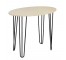 TABLE-Small Console Table W/Hairpin Leg