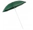 BEACH UMBRELLA-Green W/White Edge & Extendable Pole