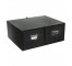 FILE CABINET-Vintage Black Horizontal /Table Top (2) Drawer