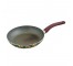 FRYING PAN-Teflon Coated/Turquoise W/Floral Design
