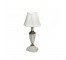 LAMP-TBL-Baby Blue w/Brass-Candelabra Bulb