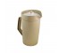 PITCHER-w/Lid-Beige-Plastic