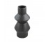 VASE-Black Matte Abstract