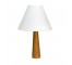 TABLE LAMP-Mid-Century Modern Wood Piller Lamp