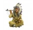 INDIAN CHIEF-Sitting & Smoking Pipe