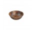 BOWL-Plastic-Brown-6"D