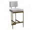 BAR STOOL-Grey Velvet