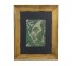 PRINT-Soldier W/Cigarrette in Wood Frame