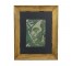 PRINT-Soldier W/Cigarrette in Wood Frame