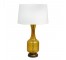 TABLE LAMP-Dimpled Amber Glass