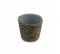 PLANTER-Flower Pot-Woven Grey/Green Raffia