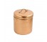 CONTAINER-w/Lid-Copper Plated-Med