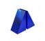 BOOKEND-Pair of Blue Acrylic Triangles