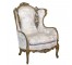 BERGERE CHAIR-Floral Pastel Fabric