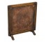 FIREPLACE SCREEN-Leather Embossed Tree
