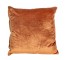 PILLOW-THROW-Rust/Salmon-Faux Velvet