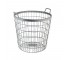 BASKET-WIRE-Silver w/Two Handles