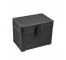 BOX- Black "Vaultz" W/Hinged Lid