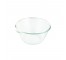 MIXING BOWL-Clear Glass w/Spout