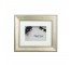 PICTURE FRAME-Brushed Silver Plastic w/Beveled Edge