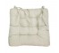 SEAT CUSHION-Natural Tufted W/Ties