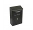 MAILBOX-Mounted-Black w/Hooks-Marshall #9