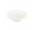 DECORATIVE BOWL-White Frosted Swirls