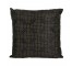 THROW PILLOW-Navy Square W/Raise Gold Stitching