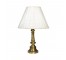 TABLE LAMP-Traditional Brass Turned Column