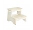 STEP STOOL-Country Pale Painted Wood/(2) Step