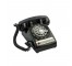 TELEPHONE-Rotary Black w/Multi Lines & Red Button