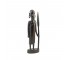 SCULPTURE-Handcarved African Male w/Spear