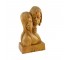 SCULPTURE-Indiginous Couple Carved in Wood