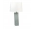 TABLE LAMP-Grey/Green Faux Shagreen