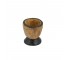 CHALISE-Hour Glass Wood w/Painted Black Pedestal