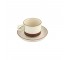 SAUCER-Denby Sand & Brown