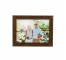 PICTURE FRAME-Brown Glazed Wood