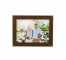 PICTURE FRAME-Brown Glazed Wood