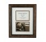 PICTURE FRAME-Double Portrait-Brown Glazed
