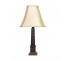 TABLE LAMP-Faux Crocodile Coloumn