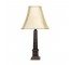 TABLE LAMP-Faux Crocodile Coloumn