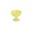 COMPOTE-Vintage Yellow  Milk Glass